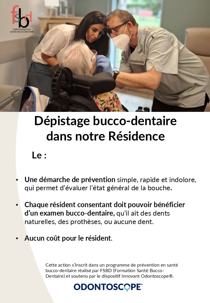 Le dépistage bucco-dentaire